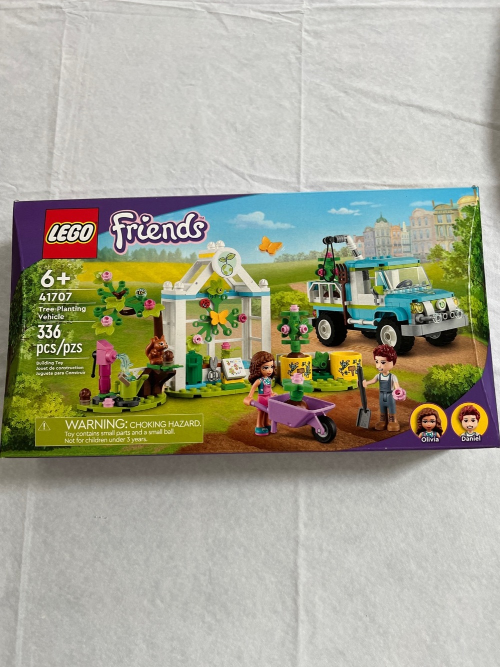 Lego | Friends Tree-Planting Vehicle Set - Purple, Teal, Green, White, Yellow